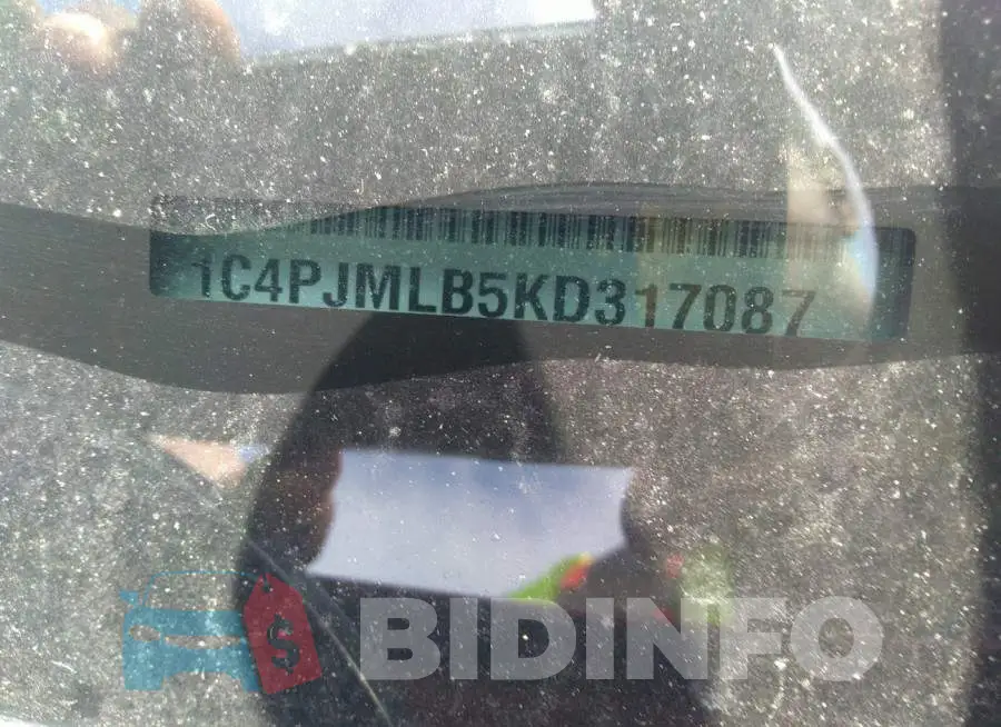 1C4PJMLB5KD317087 Photo# 9
