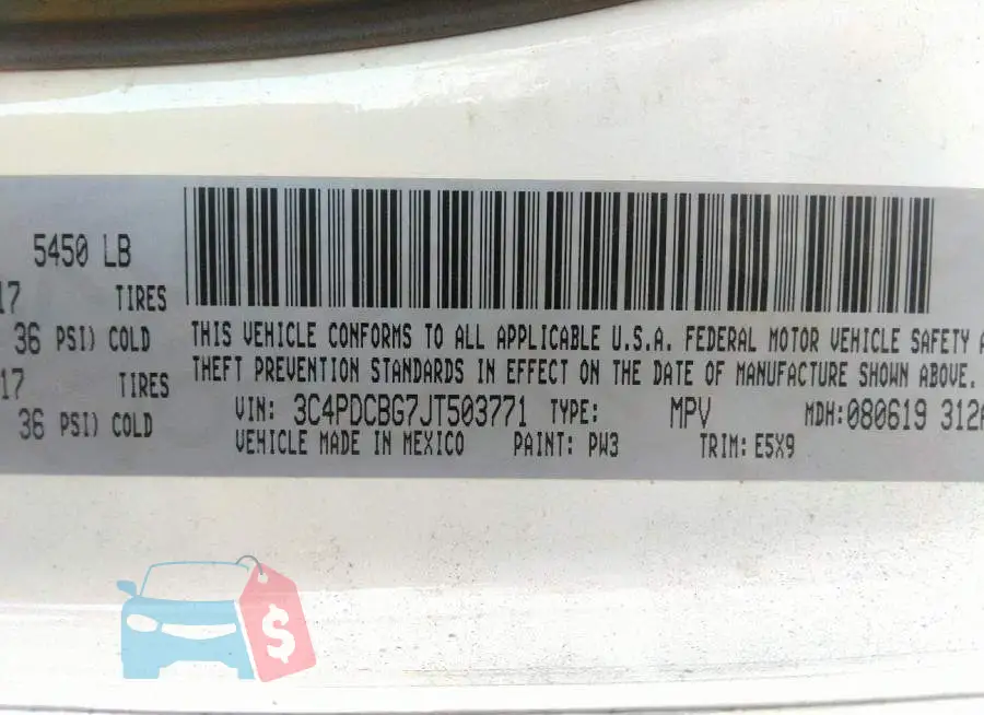 3C4PDCBG7JT503771 Photo# 9