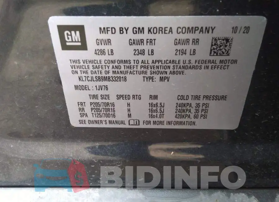 KL7CJLSB9MB332018 Photo# 9
