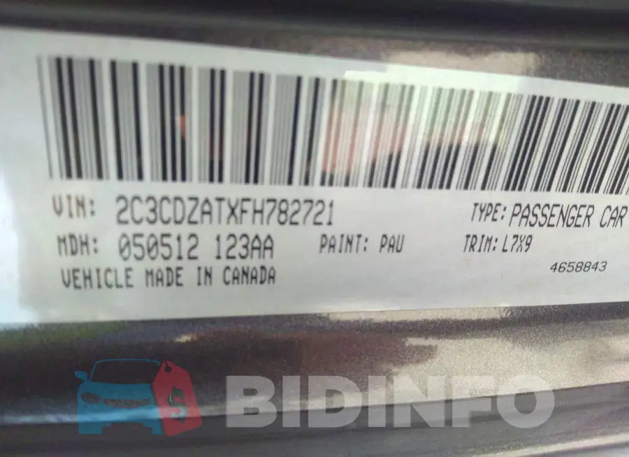 2C3CDZATXFH782721 Photo# 9