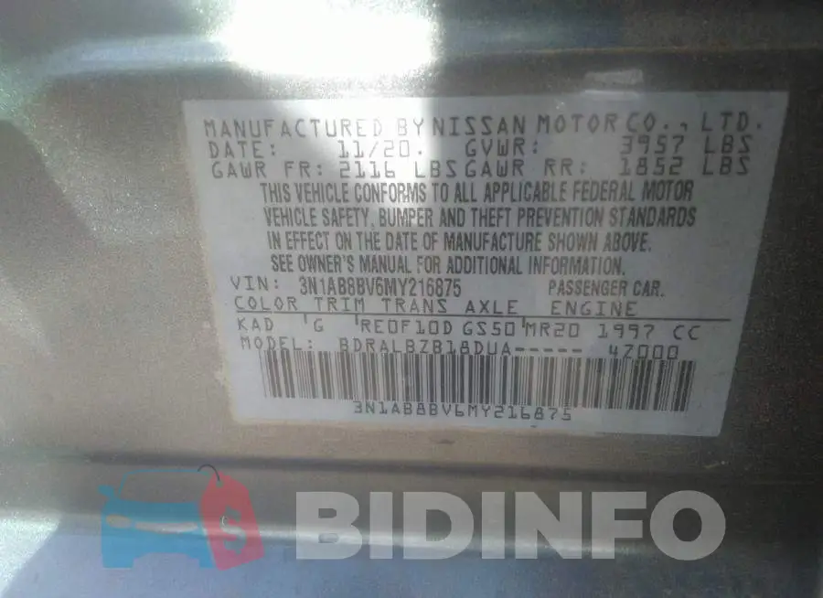 3N1AB8BV6MY216875 Photo# 9