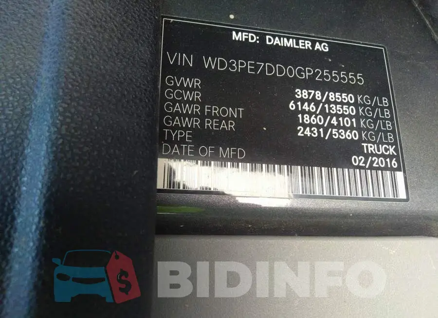 WD3PE7DD0GP255555 Photo# 9