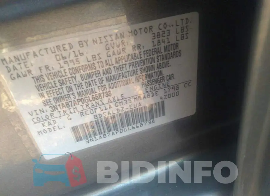 3N1AB7AP0GL668738 Photo# 9