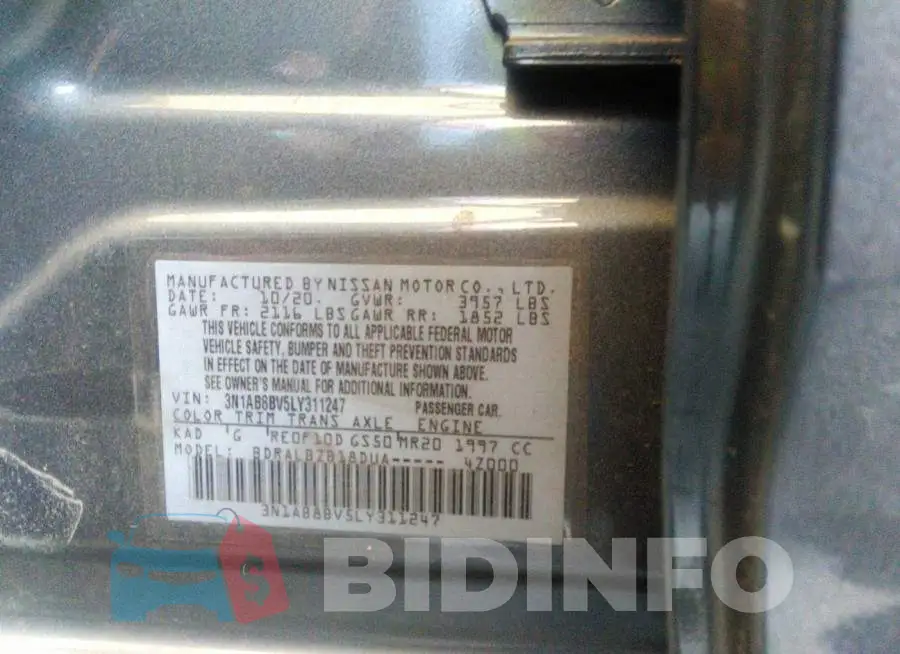 3N1AB8BV5LY311247 Photo# 9