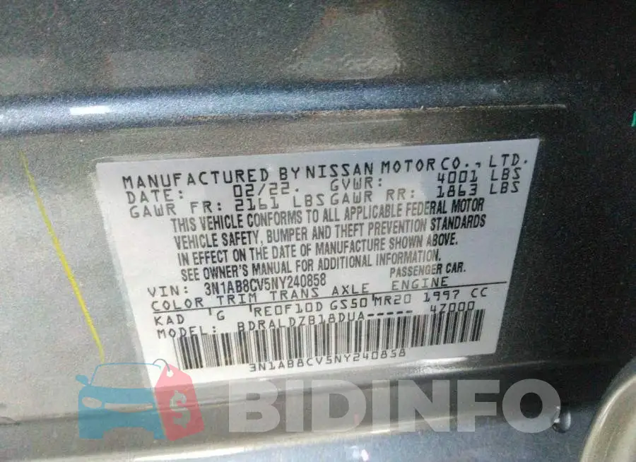 3N1AB8CV5NY240858 Photo# 9
