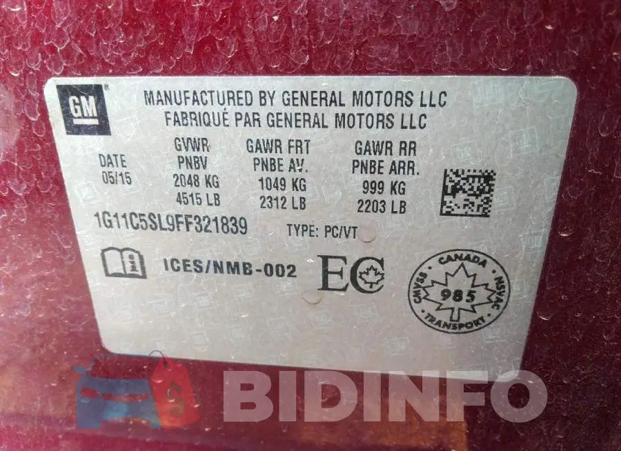 1G11C5SL9FF321839 Photo# 9