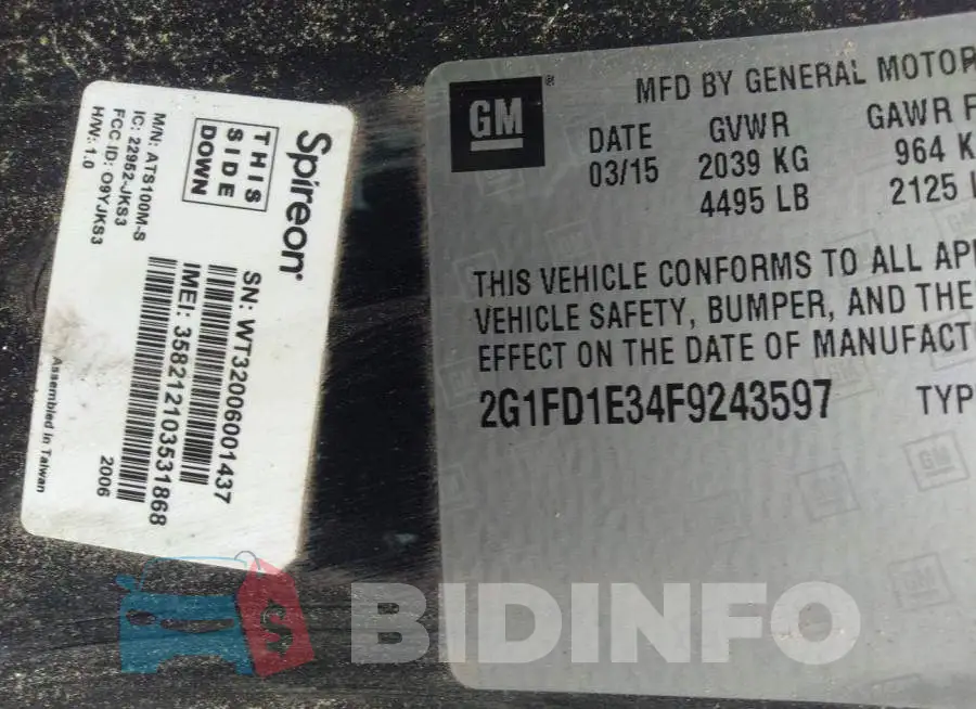 2G1FD1E34F9243597 Photo# 9