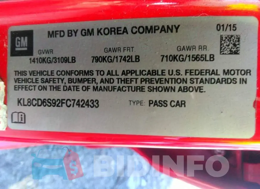 KL8CD6S92FC742433 Photo# 9
