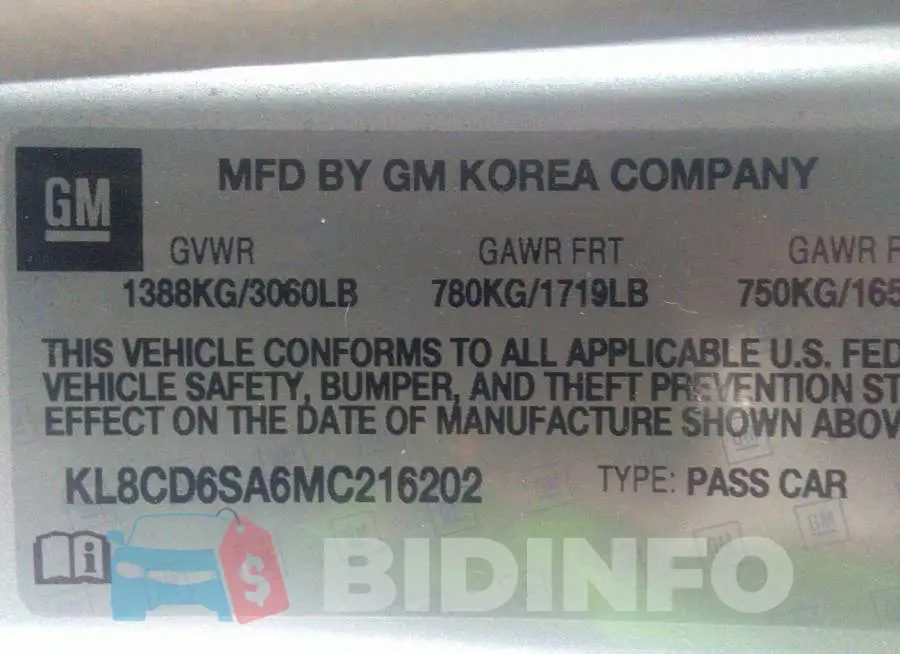 KL8CD6SA6MC216202 Photo# 9