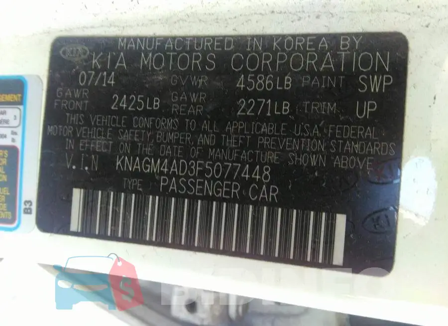 KNAGM4AD3F5077448 Photo# 9