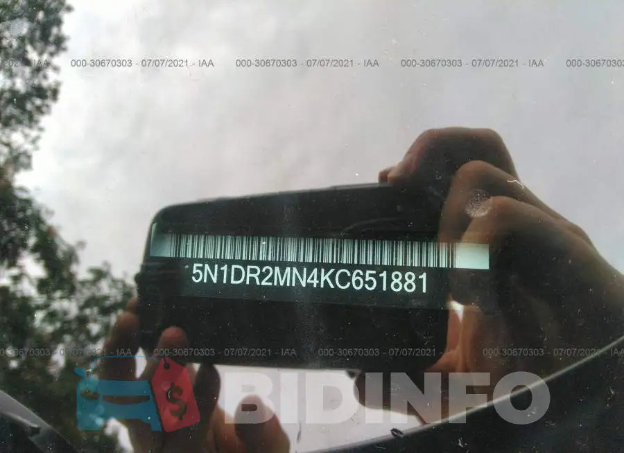 5N1DR2MN4KC651881 Photo# 9