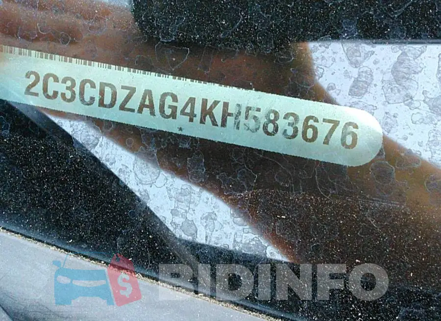 2C3CDZAG4KH583676 Photo# 9