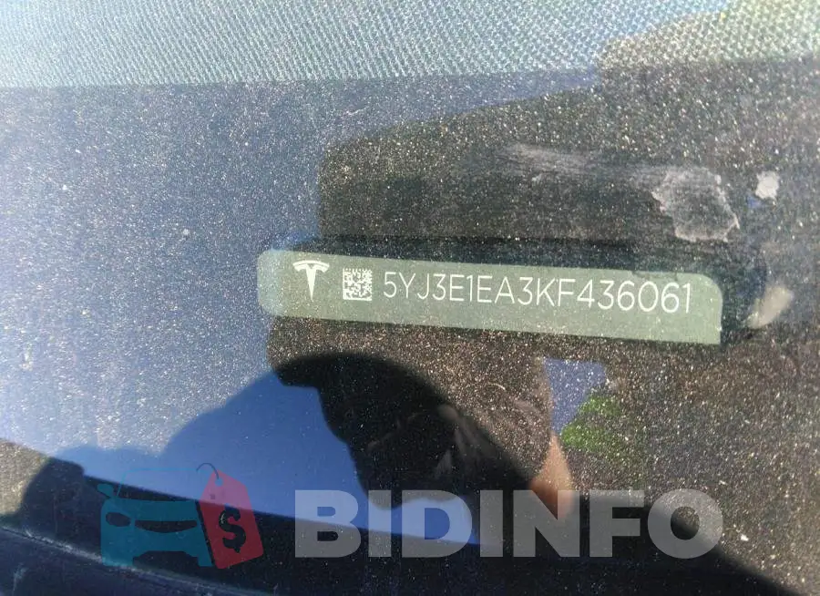 5YJ3E1EA3KF436061 Photo# 9