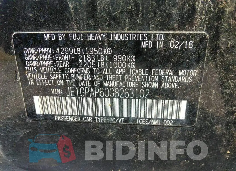 JF1GPAP60G8263102 Photo# 9