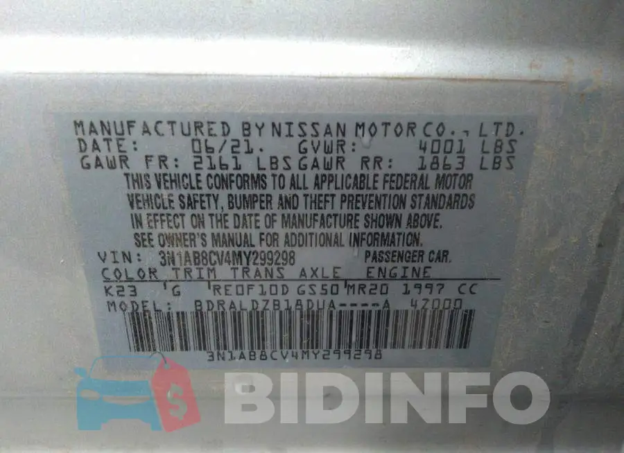 3N1AB8CV4MY299298 Photo# 9