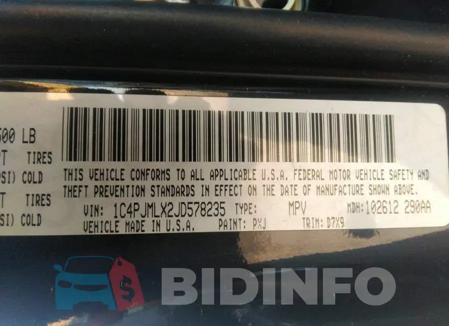 1C4PJMLX2JD578235 Photo# 9