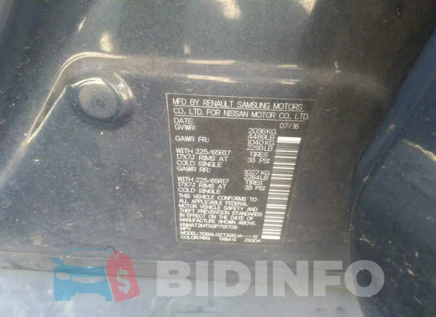 KNMAT2MT5GP719709 Photo# 9