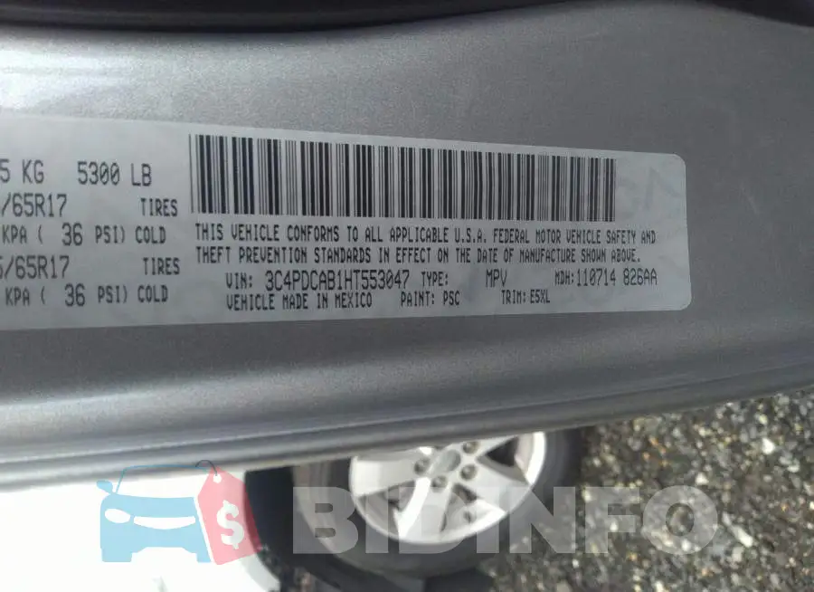 3C4PDCAB1HT553047 Photo# 9