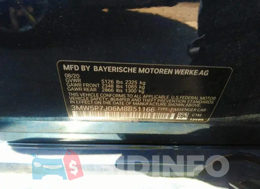 3MW5P7J06M8B51166 Photo# 9