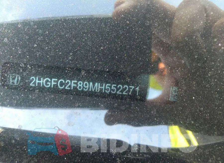 2HGFC2F89MH552271 Photo# 9