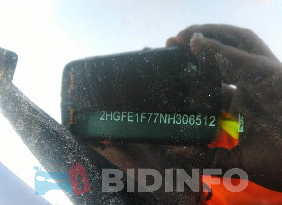 2HGFE1F77NH306512 Photo# 9