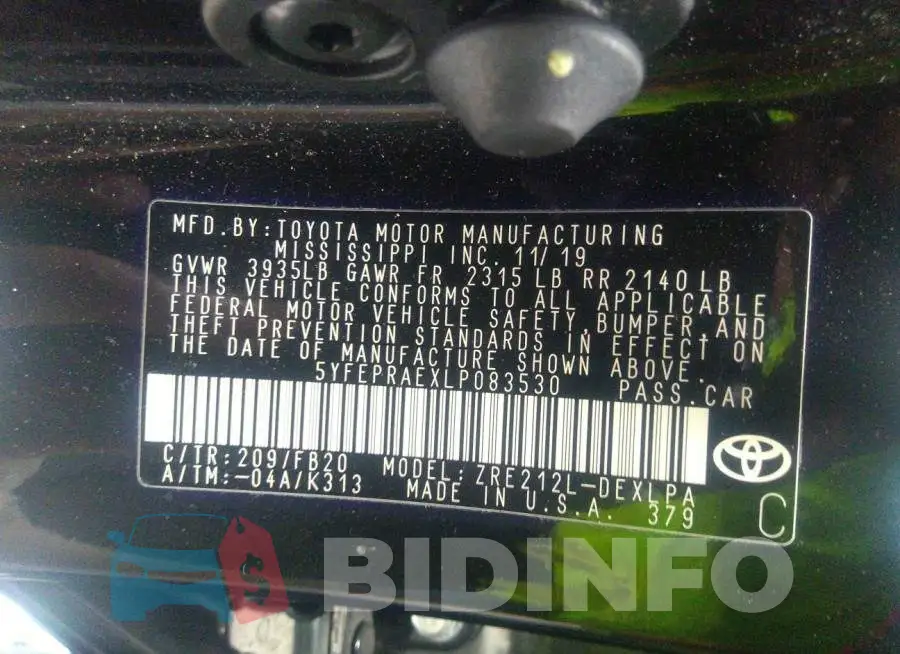 5YFEPRAEXLP083530 Photo# 9