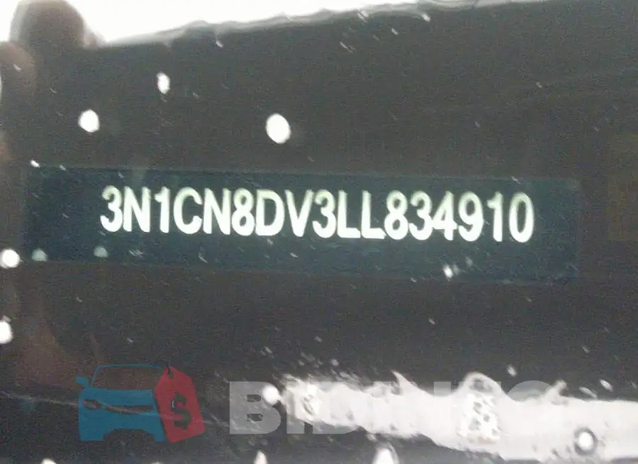 3N1CN8DV3LL834910 Photo# 9