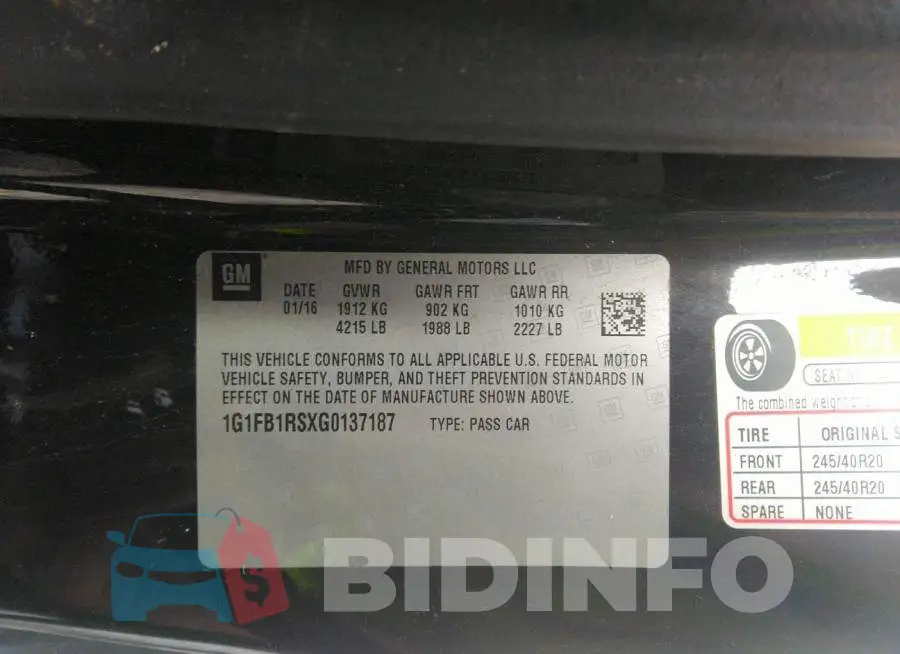 1G1FB1RSXG0137187 Photo# 9
