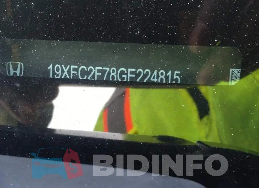 19XFC2F78GE224815 Photo# 9