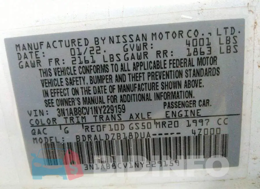 3N1AB8CV1NY229159 Photo# 9