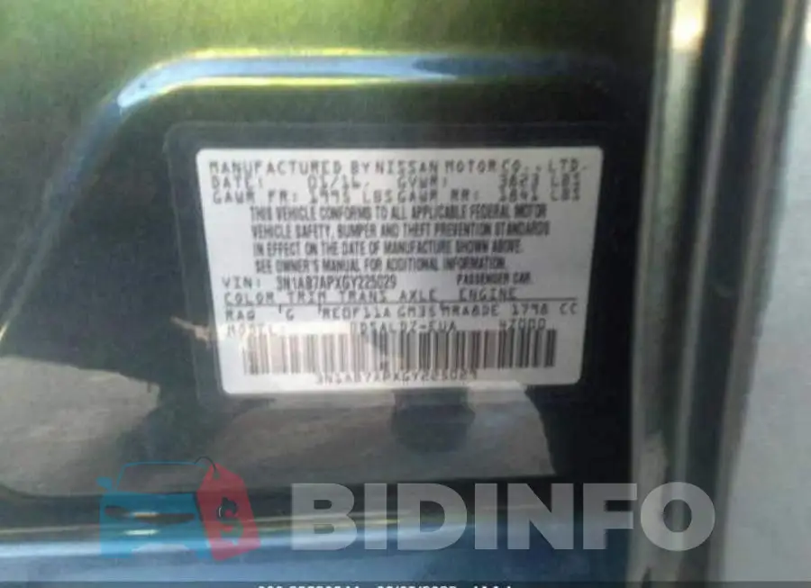 3N1AB7APXGY225029 Photo# 9