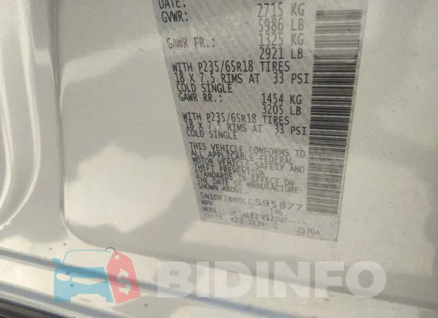 5N1DR2BN0LC595877 Photo# 9