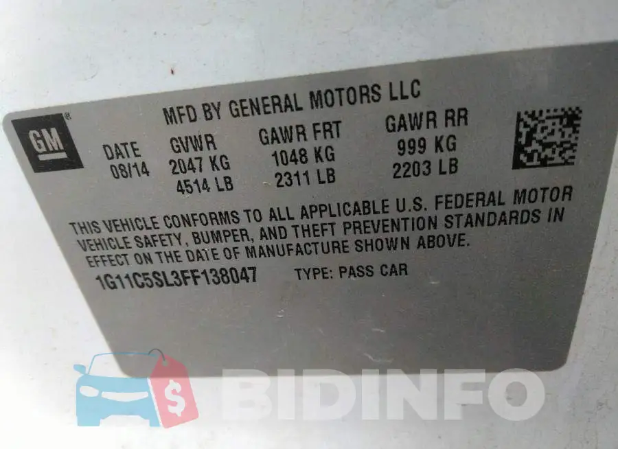 1G11C5SL3FF138047 Photo# 9
