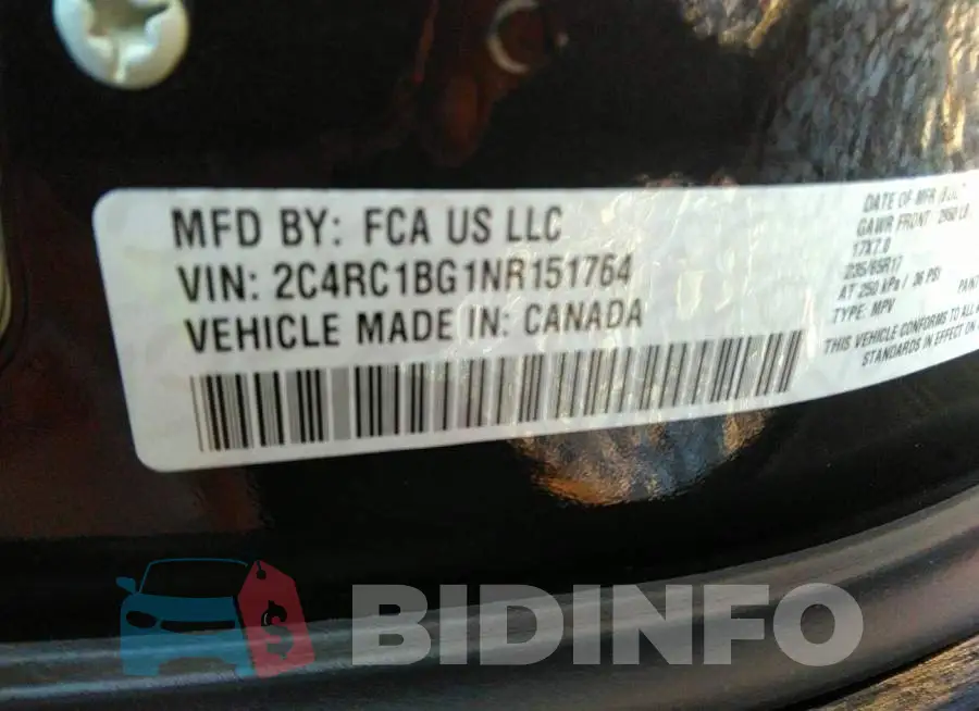 2C4RC1BG1NR151764 Photo# 9