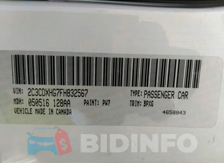 2C3CDXHG7FH832567 Photo# 9