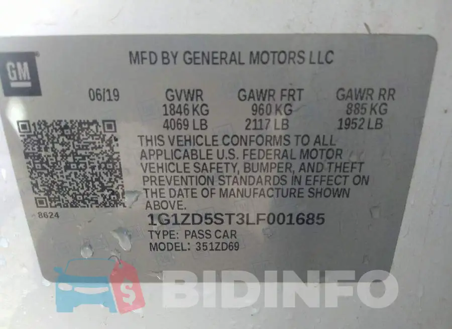 1G1ZD5ST3LF001685 Photo# 9
