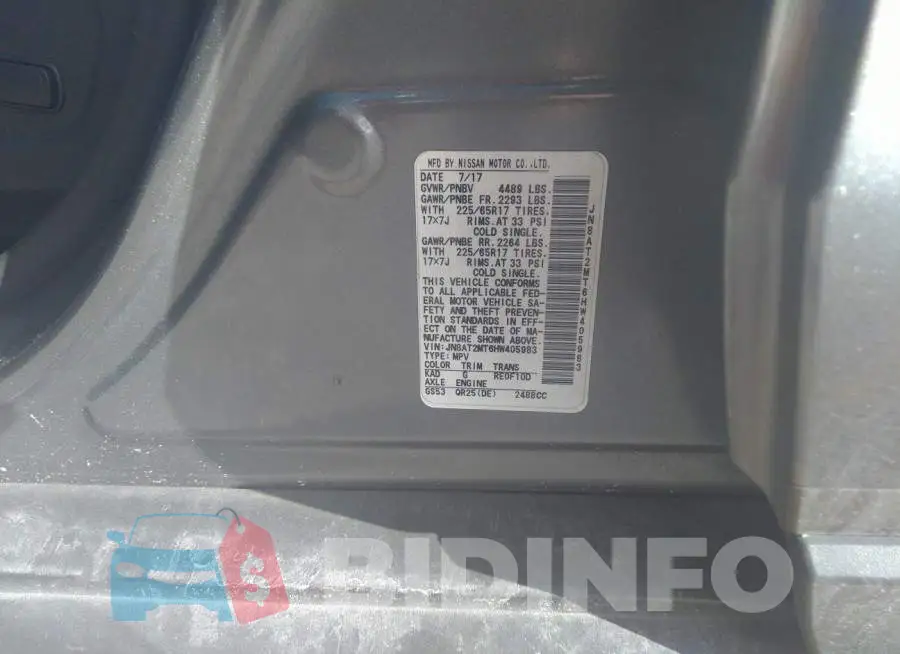 JN8AT2MT6HW405983 Photo# 9