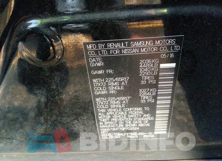 KNMAT2MT7GP702524 Photo# 9