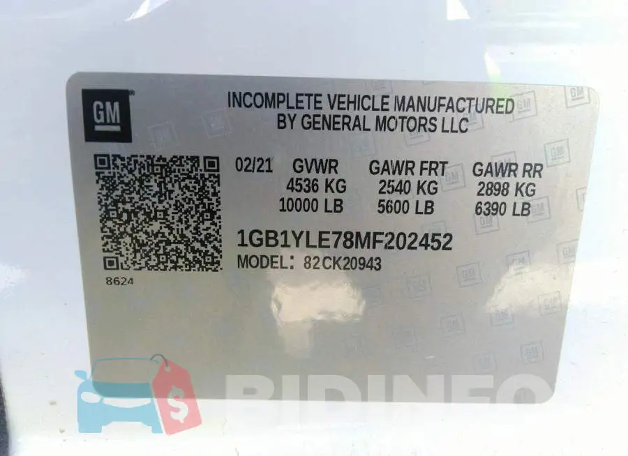 1GB1YLE78MF202452 Photo# 9