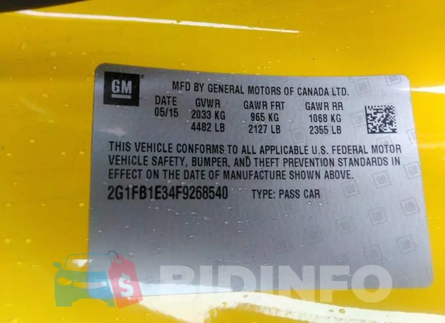 2G1FB1E34F9268540 Photo# 9