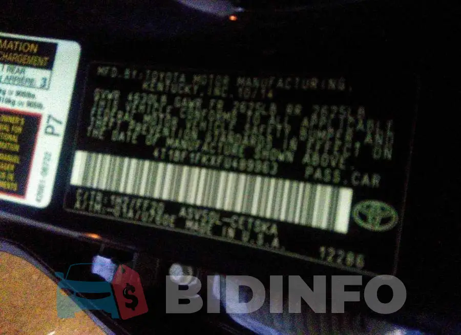 4T1BF1FKXFU489963 Photo# 9