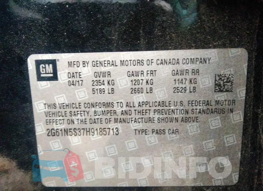2G61N5S37H9185713 Photo# 9
