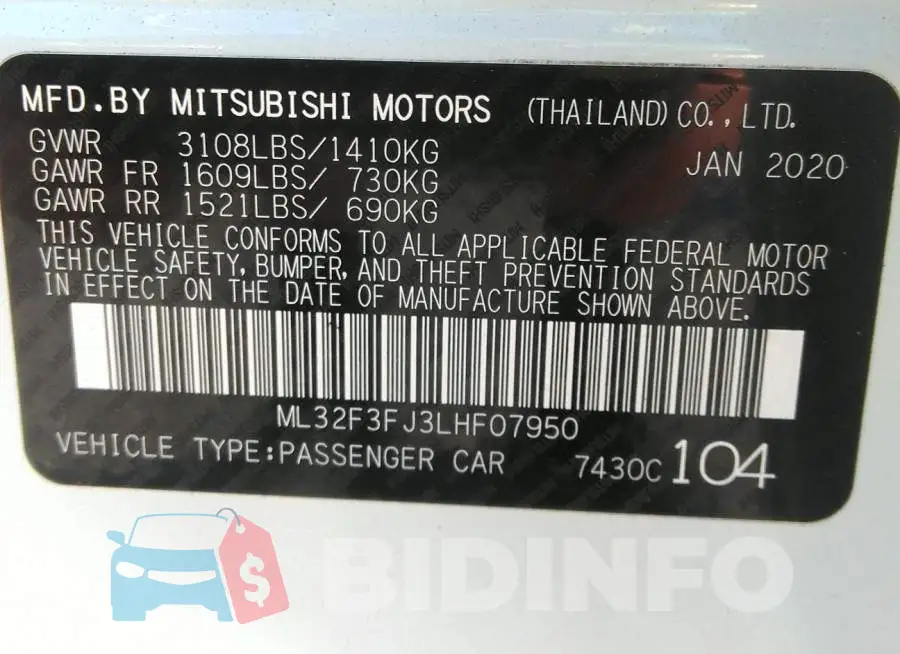 ML32F3FJ3LHF07950 Photo# 9