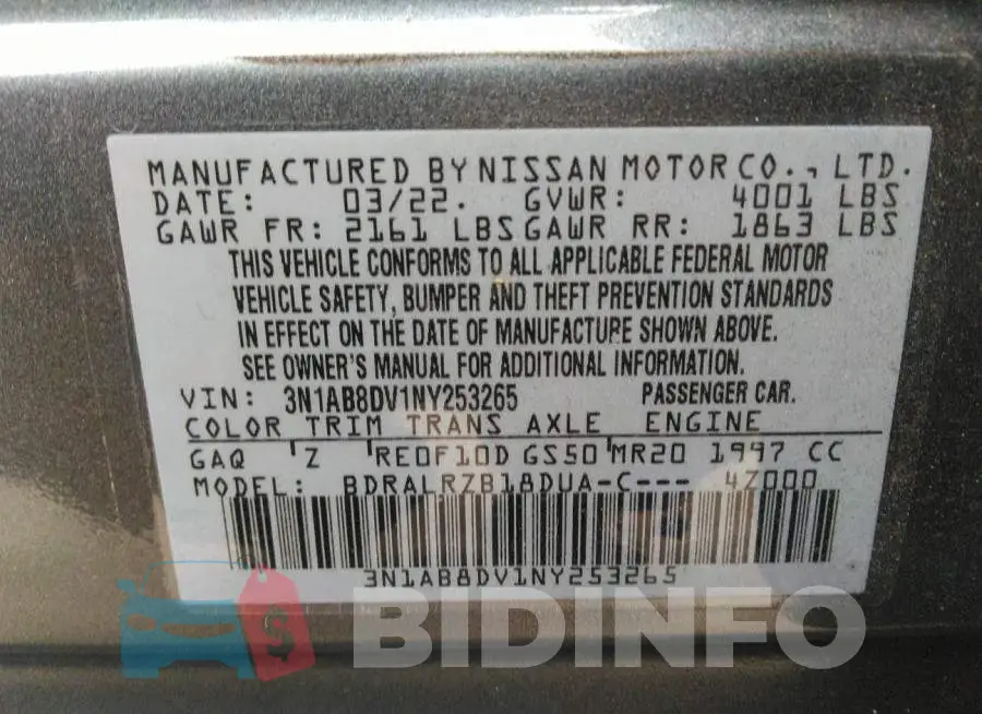 3N1AB8DV1NY253265 Photo# 9