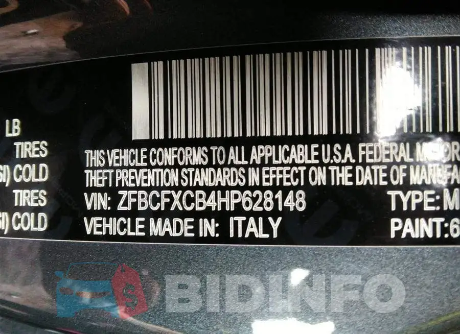 ZFBCFXCB4HP628148 Photo# 9
