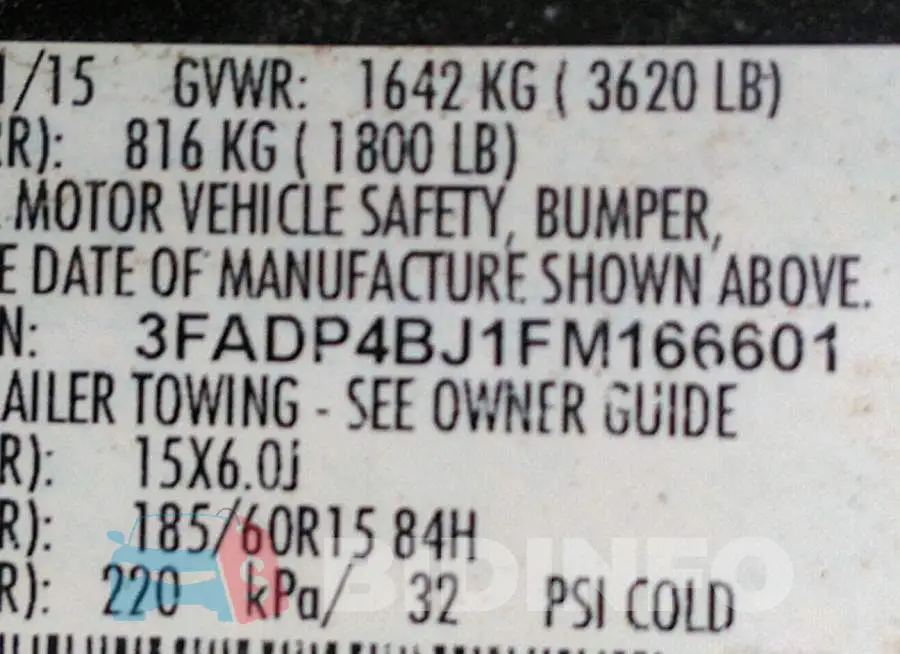 3FADP4BJ1FM166601 Photo# 9