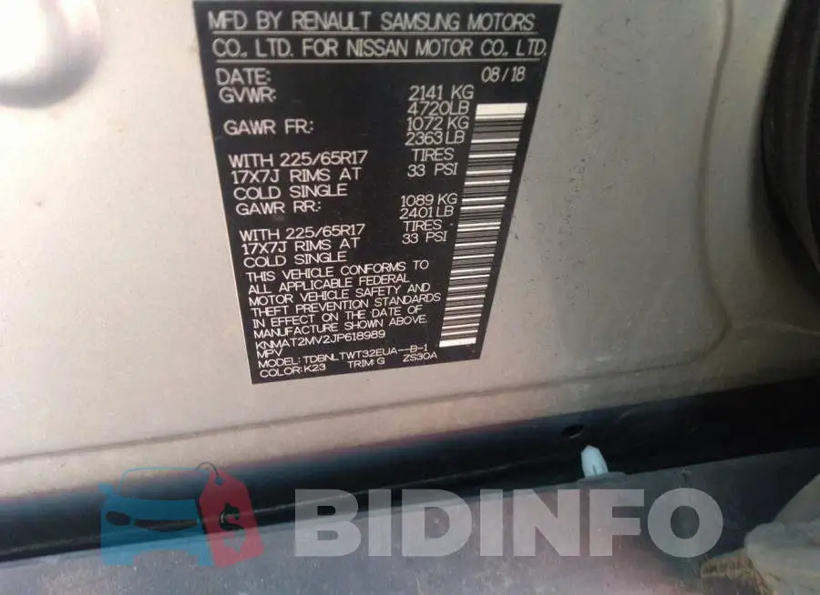 KNMAT2MV2JP618989 Photo# 9