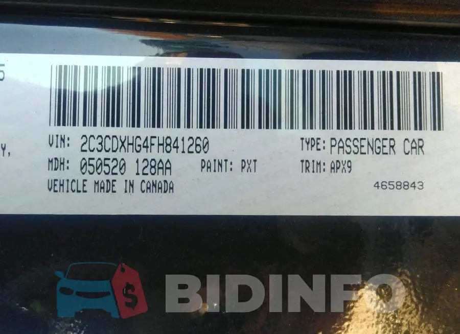 2C3CDXHG4FH841260 Photo# 9