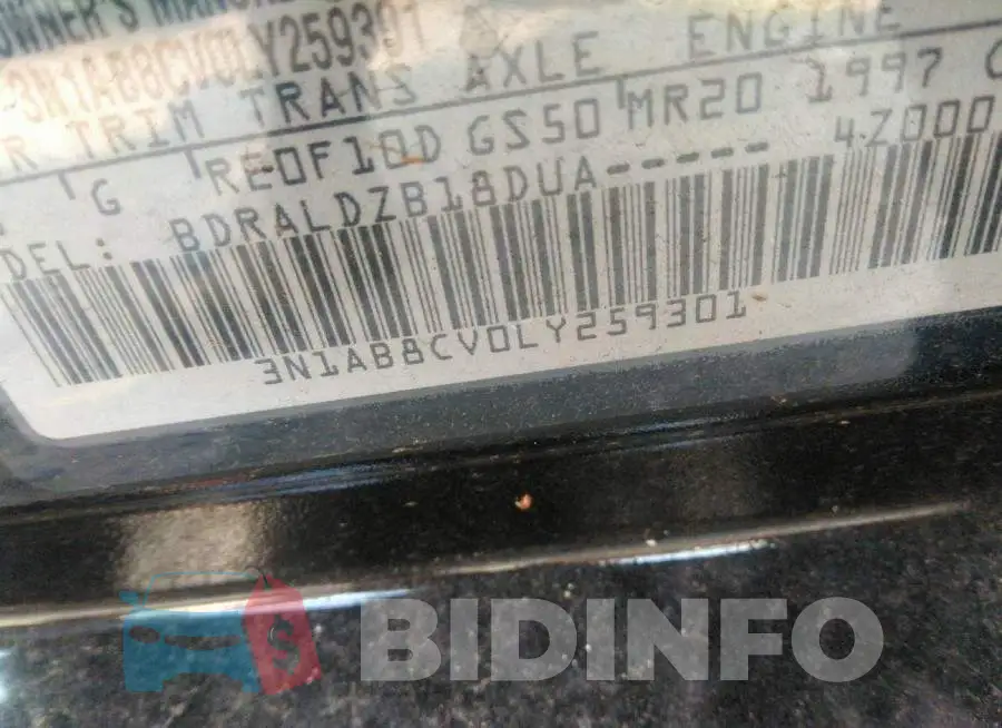 3N1AB8CV0LY259301 Photo# 9