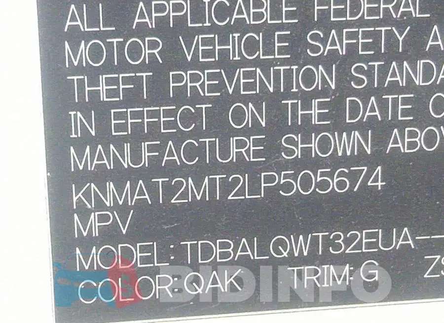 KNMAT2MT2LP505674 Photo# 9
